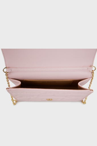 Love Moschino Logolu Zincir Askılı Bayan Çanta JC4128PP1LLJ0600 PEMBE - 3