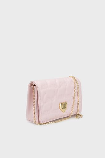 Love Moschino Logolu Zincir Askılı Bayan Çanta JC4128PP1LLJ0600 PEMBE - 4