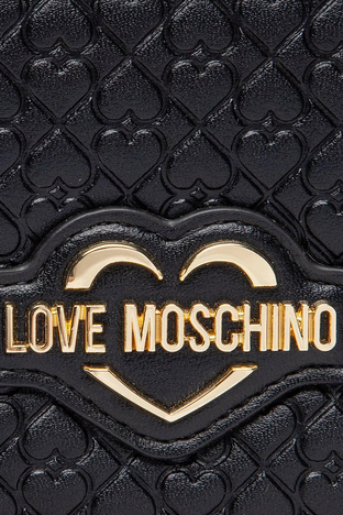Love Moschino - Love Moschino Logolu Zincir Askılı Bayan Çanta JC5693PP0FKF0000 SİYAH (1)