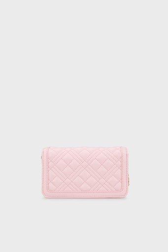 Love Moschino Logolu Zincir Askılı Kapitone Bayan Çanta JC5681PP1ILA0601 PUDRA - 3