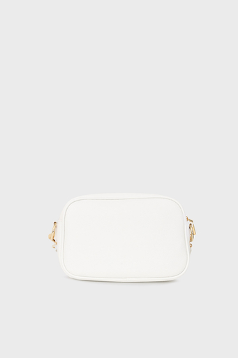 Love Moschino Logolu Zincirli Çıkarılabilir Uzatma Askılı Bayan Çanta JC4291PP0GKT0100 BEYAZ - 4