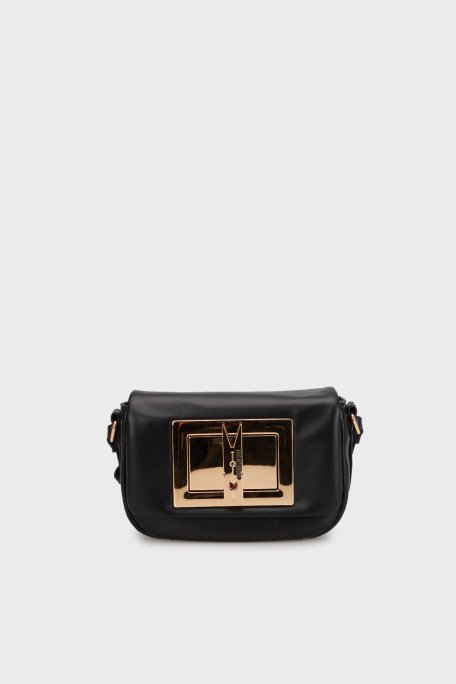 Love Moschino Mandal Detaylı Ayarlanabilir Askılı Bayan Çanta JC4162PP1MLM0000 SİYAH - 1