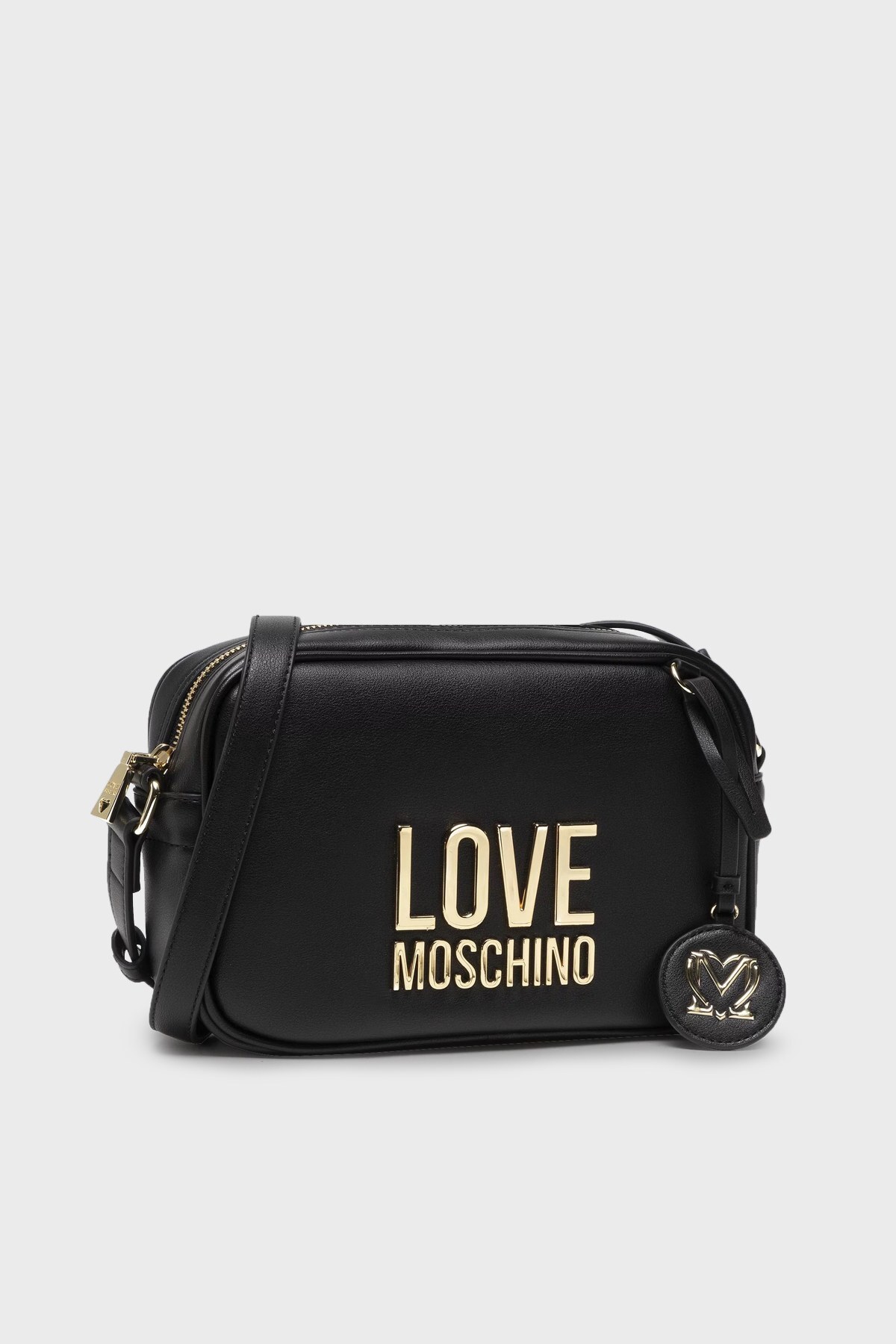 Love Moschino Marka Logolu Ayarlanabilir Omuz Askılı Bayan Çanta JC4107PP1ELJ000A SİYAH