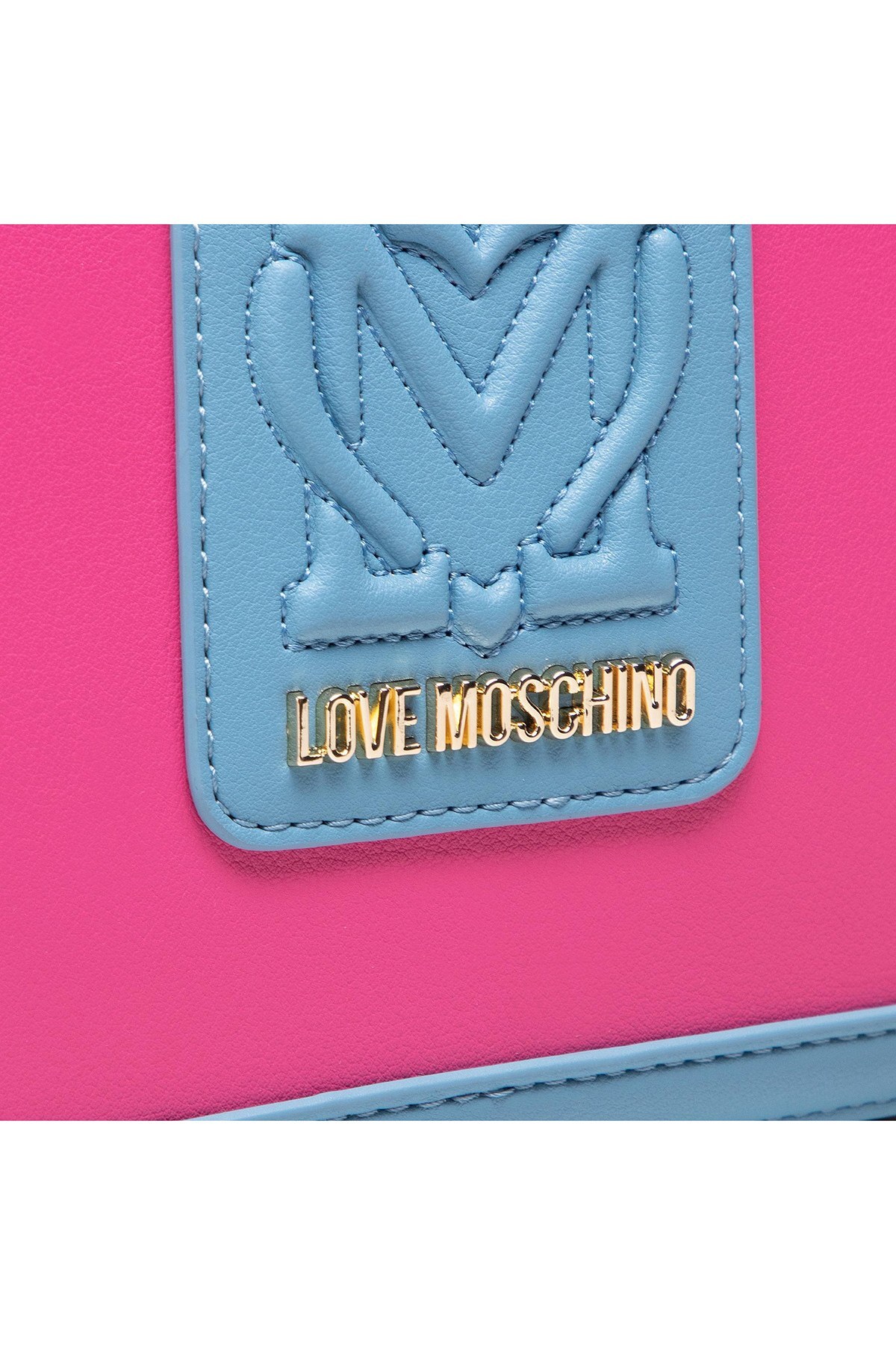 Love Moschino Marka Logolu Zincir Askı Detaylı Sırt Kadın Çanta JC4115PP1CLK160A PEMBE