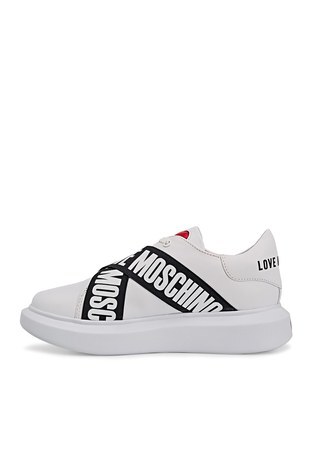 Love Moschino - Love Moschino Sneaker Bayan Ayakkabı JA15254G1CIA0100 BEYAZ (1)