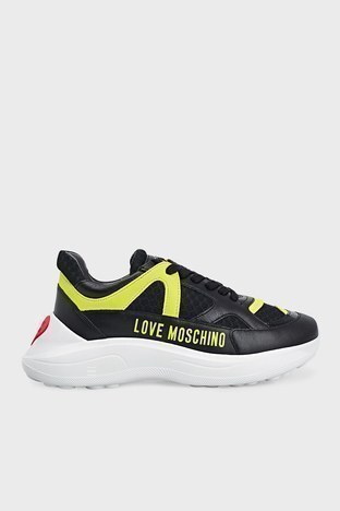 Love Moschino - Love Moschino Sneaker Bayan Ayakkabı JA15306G1CIV200A SİYAH