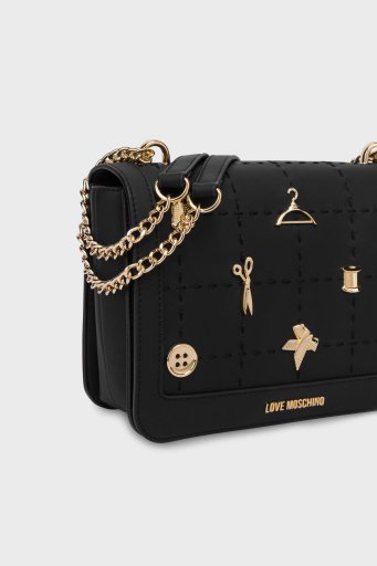 Love Moschino Zincir Askılı Bayan Çanta JC4065PP1LLI0000 SİYAH - 4