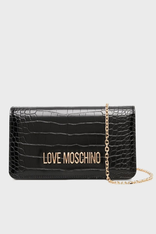 Love Moschino - Love Moschino Zincir Askılı Bayan Cüzdan JC5623PP1FLF0000 SİYAH