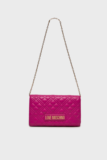 Love Moschino Zincir Askılı Kapitone Bayan Çanta JC4079PP1LLA0626 FUŞYA - 4