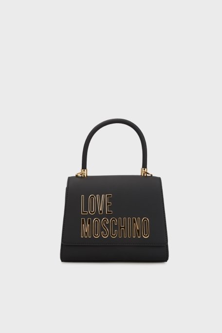 Love Moschino Zincirli Çıkarılabilir Askılı Bayan Çanta JC4024PP1LKD0000 SİYAH - 1