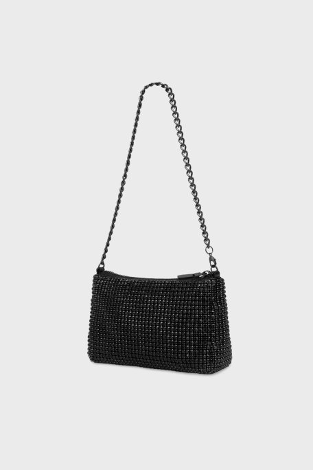 Love Moschino Zincirli Çıkarılabilir Askılı Bayan Çanta JC4046PP1LLP100A SİYAH - 2