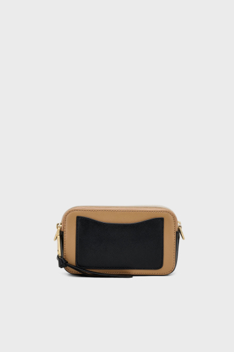 Marc Jacobs The Snapshot Ayarlanabilir Omuz Askılı Hakiki Deri Bayan Çanta 2S3HCR500H03 233 SİYAH-KAHVE - 10