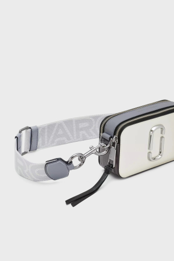 Marc Jacobs The Snapshot Çıkarılabilir Askılı Deri Bayan Çanta 2S3HCR500H03 164 SİYAH-BEYAZ - 7