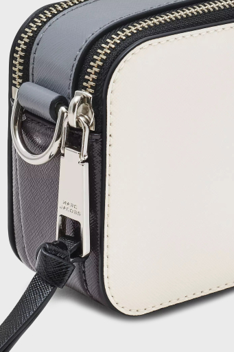 Marc Jacobs The Snapshot Çıkarılabilir Askılı Deri Bayan Çanta 2S3HCR500H03 164 SİYAH-BEYAZ - 16
