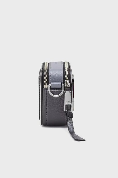 Marc Jacobs The Snapshot Çıkarılabilir Askılı Deri Bayan Çanta 2S3HCR500H03 164 SİYAH-BEYAZ - 6