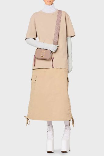 Marc Jacobs The Snapshot Çıkarılabilir Askılı Deri Bayan Çanta 2S3HCR500H03 695 PUDRA - 2