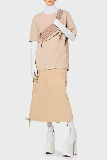 Marc Jacobs The Snapshot Çıkarılabilir Askılı Deri Bayan Çanta 2S3HCR500H03 695 PUDRA - 4
