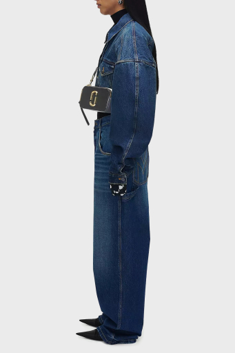 Marc Jacobs The Snapshot Çıkarılabilir Askılı Deri Bayan Çanta 2S3HCR500H03 964 SİYAH - 11