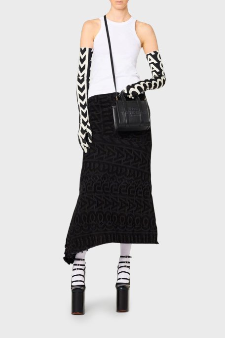 Marc Jacobs Çıkarılabilir Askılı Deri Mini Bayan Çanta H053L01RE22 001 SİYAH - 2