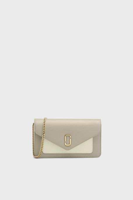 Marc Jacobs Deri Çıkarılabilir Zincir Askılı Portföy Bayan Cüzdan 2F3SMN066S07 241 AÇIK HAKİ - 1