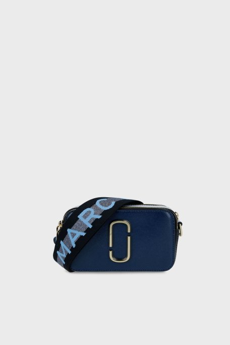 Marc Jacobs Hakiki Deri Logolu Ayarlanabilir Askılı Bayan Çanta M0014146 424 LACİVERT - 1