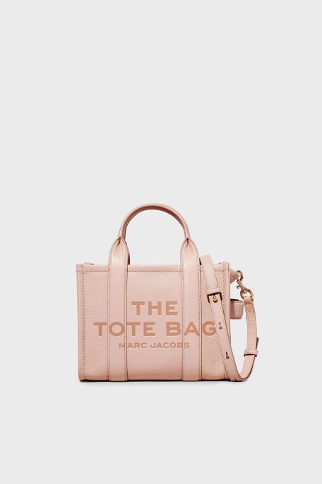 Marc Jacobs The Small Tote Logolu Çıkarılabilir Askılı Bayan Çanta H009L01SP21 624 PUDRA - 1