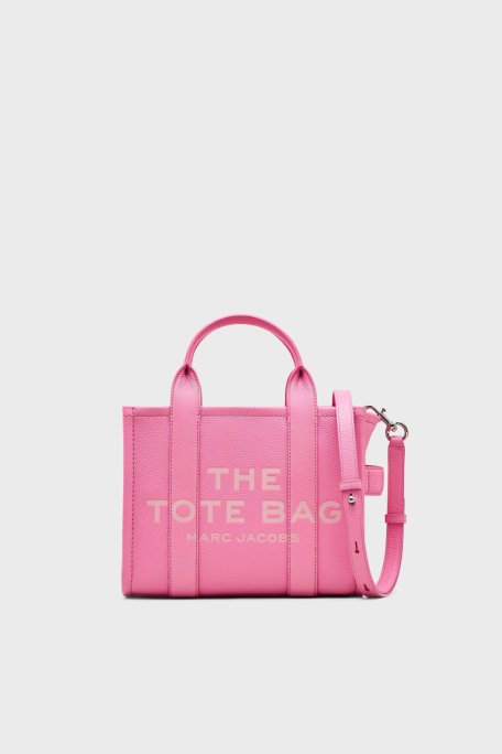 Marc Jacobs The Small Tote Logolu Çıkarılabilir Askılı Bayan Çanta H009L01SP21 666 PEMBE - 1