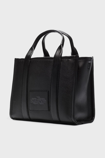 Marc Jacobs Medium Logolu Çıkarılabilir Askılı Deri Tote Bayan Çanta H004L01PF21 001 SİYAH - 3