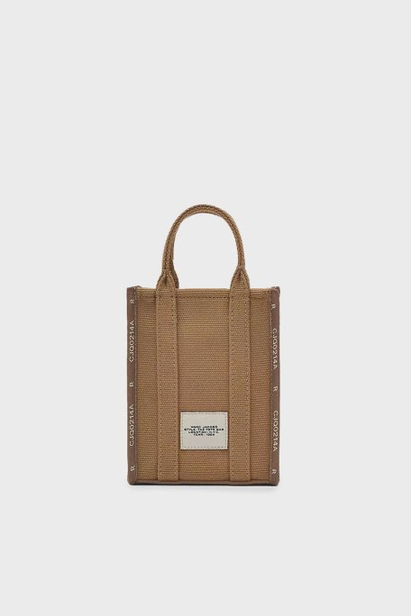 Marc Jacobs Pamuklu Logolu Mini Tote Bayan Çanta 2R3HCR027H01 230 CAMEL - 10