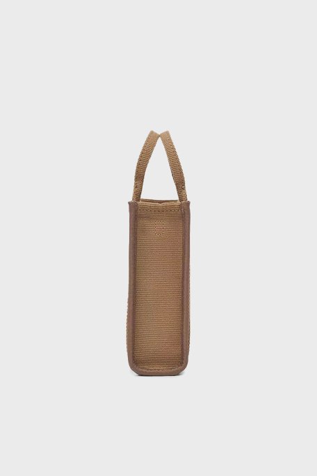 Marc Jacobs Pamuklu Logolu Mini Tote Bayan Çanta 2R3HCR027H01 230 CAMEL - 11