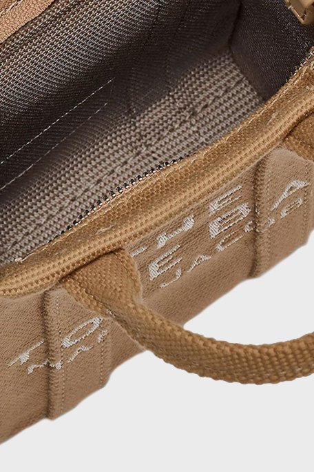 Marc Jacobs Pamuklu Logolu Mini Tote Bayan Çanta 2R3HCR027H01 230 CAMEL - 12