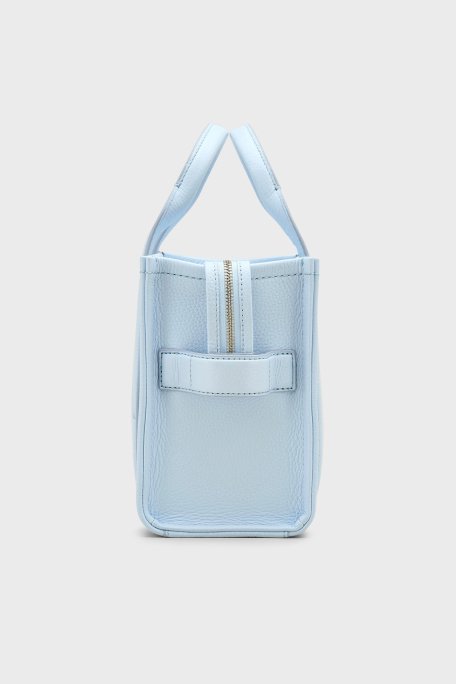 Marc Jacobs Small Tote Logolu Çıkarılabilir Askılı Deri Bayan Çanta H009L01SP21 465 AÇIK MAVİ - 5