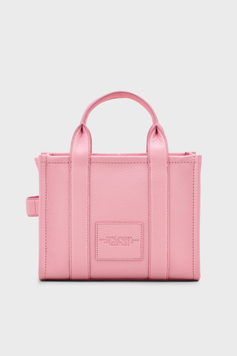 Marc Jacobs Small Tote Logolu Çıkarılabilir Askılı Deri Bayan Çanta H009L01SP21 669 PEMBE - 3