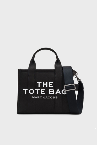 Marc Jacobs Small Tote Pamuklu Çıkarılabilir Askılı Bayan Çanta M0016493 001 SİYAH - 1