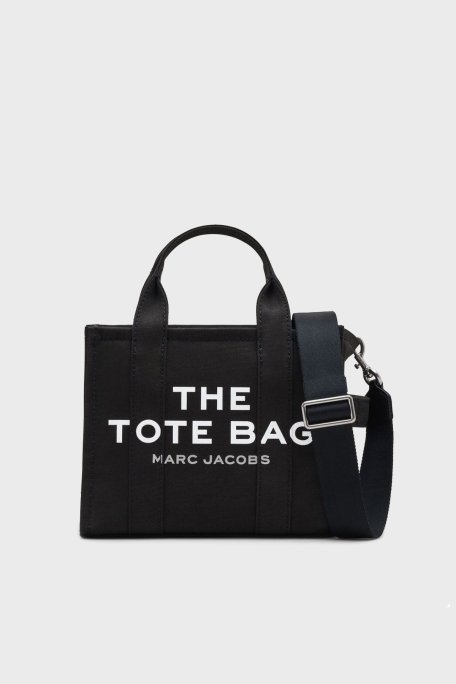 Marc Jacobs Small Tote Pamuklu Çıkarılabilir Askılı Bayan Çanta M0016493 001 SİYAH - 1