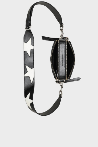 Marc Jacobs Yıldız Desenli Deri Çıkarılabilir Askılı Bayan Çanta 2R4HCR013H02 005 SİYAH-BEYAZ - 7