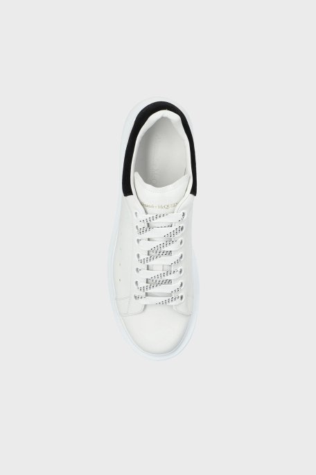McQueen Kalın Tabanlı Deri Sneaker Bayan Ayakkabı 553770WIEF1 9061 BEYAZ-SİYAH - 6