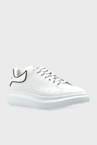 McQueen Logolu Deri Sneaker Erkek Ayakkabı 625156WIEEQ 9074 BEYAZ - 3