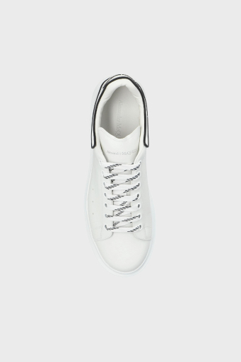McQueen Logolu Deri Sneaker Erkek Ayakkabı 625156WIEEQ 9074 BEYAZ - 5
