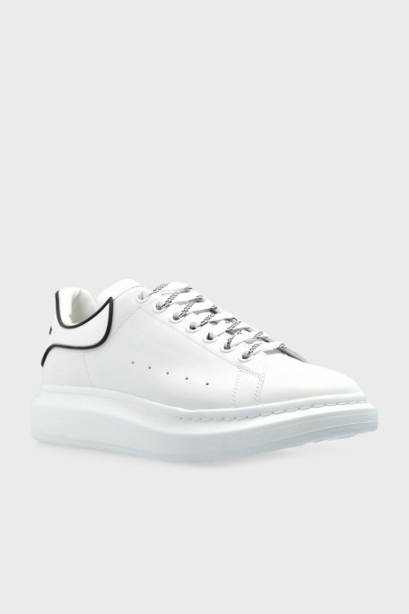 McQueen Logolu Deri Sneaker Erkek Ayakkabı 625156WIEEQ 9074 BEYAZ - 3