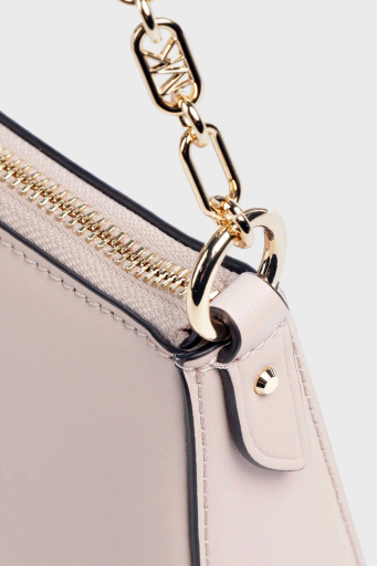 Michael Kors % 100 Deri Logolu Zincir Askılı 32H3G8EW6L187 Bayan Çanta 32H3G8EW6L 187 PUDRA - 4