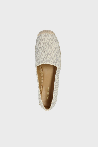 Michael Kors 4G Logo Baskılı Platform Taban 40S5LYFP1B150 Bayan Espadril 40S5LYFP1B 150 EKRU - 11
