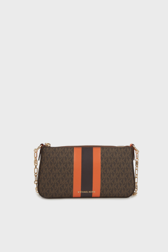 Michael Kors 4G Logo Baskılı Sabit Zincir Askılı 32S5G8EW8Y888 Bayan Çanta 32S5G8EW8Y 888 KAHVE - 1