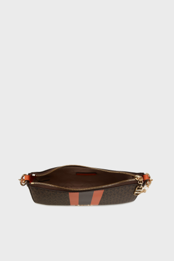 Michael Kors 4G Logo Baskılı Sabit Zincir Askılı 32S5G8EW8Y888 Bayan Çanta 32S5G8EW8Y 888 KAHVE - 3