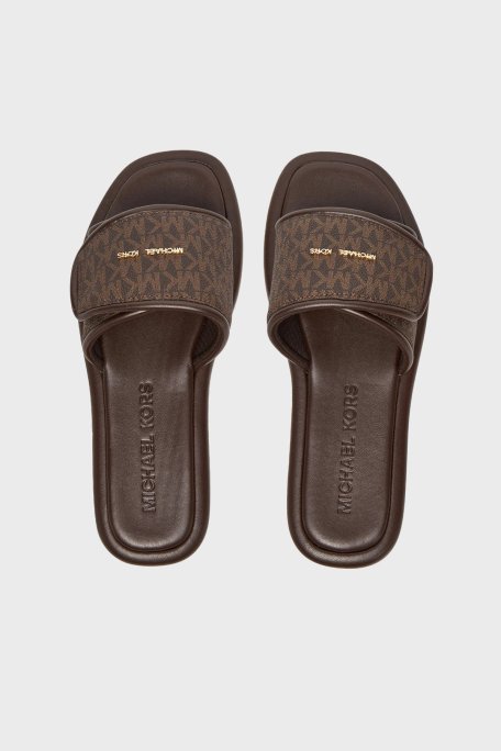 Michael Kors Ayarlanabilir Kayışlı Logolu 40S5SKFA1B200 Bayan Terlik 40S5SKFA1B 200 KAHVE - 3