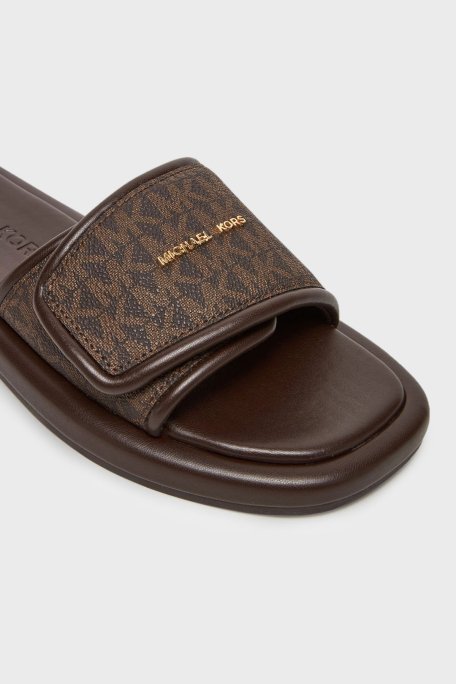 Michael Kors Ayarlanabilir Kayışlı Logolu 40S5SKFA1B200 Bayan Terlik 40S5SKFA1B 200 KAHVE - 4