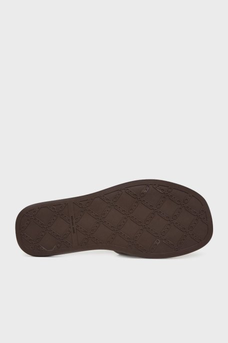Michael Kors Ayarlanabilir Kayışlı Logolu 40S5SKFA1B200 Bayan Terlik 40S5SKFA1B 200 KAHVE - 6