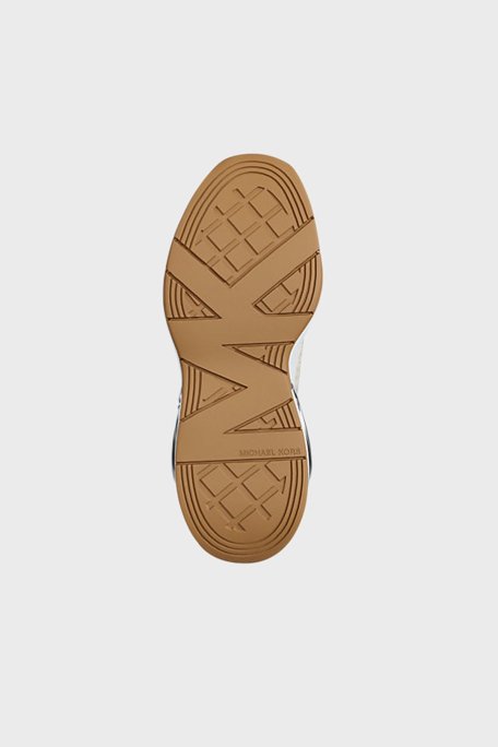 Michael Kors Deri Karışımlı Logo Detaylı Sneaker 43T5TRFS2B150 Bayan Ayakkabı 43T5TRFS2B 150 EKRU - 7