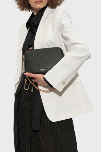 Michael Kors Deri Logolu Çıkarılabilir Askılı 32S5GYTC5L001 Bayan Çanta 32S5GYTC5L 001 SİYAH - 7