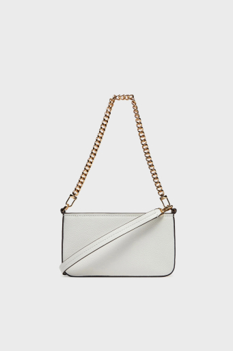 Michael Kors Deri Logolu Çıkarılabilir Askılı 32S5GYTU1L085 Bayan Çanta 32S5GYTU1L 085 BEYAZ - 2